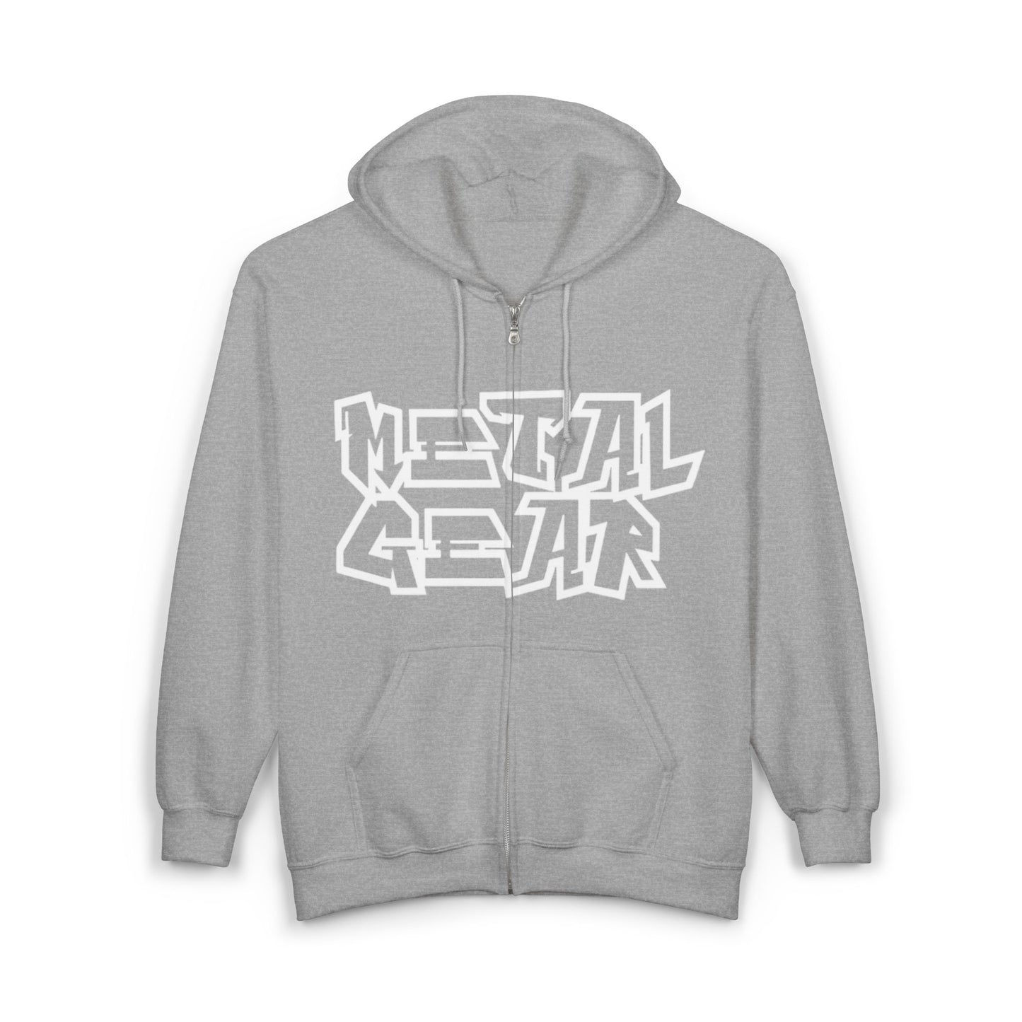 Metal Gear Zip-Up Logo Unisex Hoodie